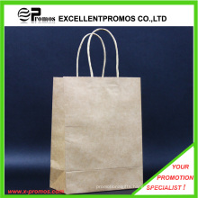 Customized Logo Natural Kraft Shopping Bag (EP-FP55514B)